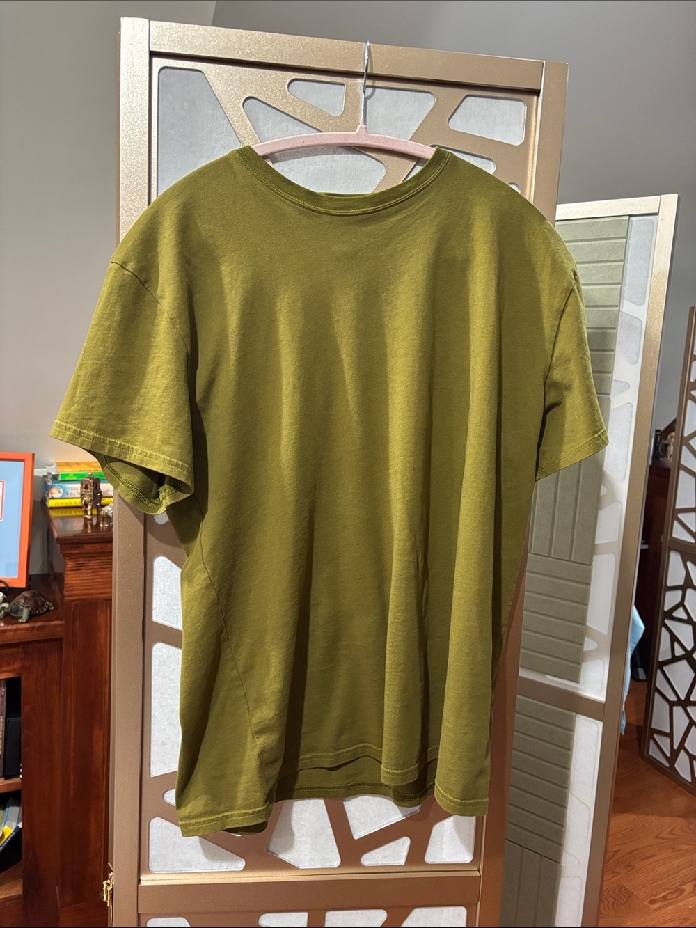 Athleta Olive Green Short Sleeve Tee